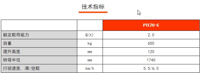 PTE20-C經(jīng)濟(jì)型短手柄電動(dòng)搬運(yùn)車，諾力電動(dòng)搬運(yùn)車